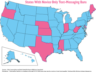 Illustration for article titled The US Atlas Of Texting-While-Driving Laws